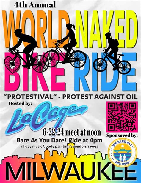 2024 Bike Ride – World Naked Bike Ride – Milwaukee, Wisconsin